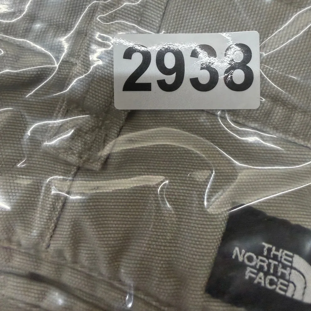 The North Face Cargo Pants Mens 34 Khaki Tan Cotton Canvas Roll Up Hiking 2938